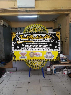 Papan Bunga di Bogosari Guntur